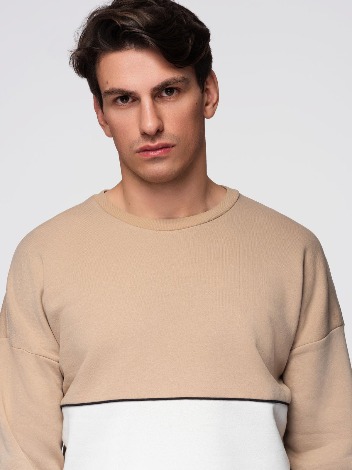 Meeste ülisuur kontrastse plokiga dressipluus Ombre Clothing - Image 2