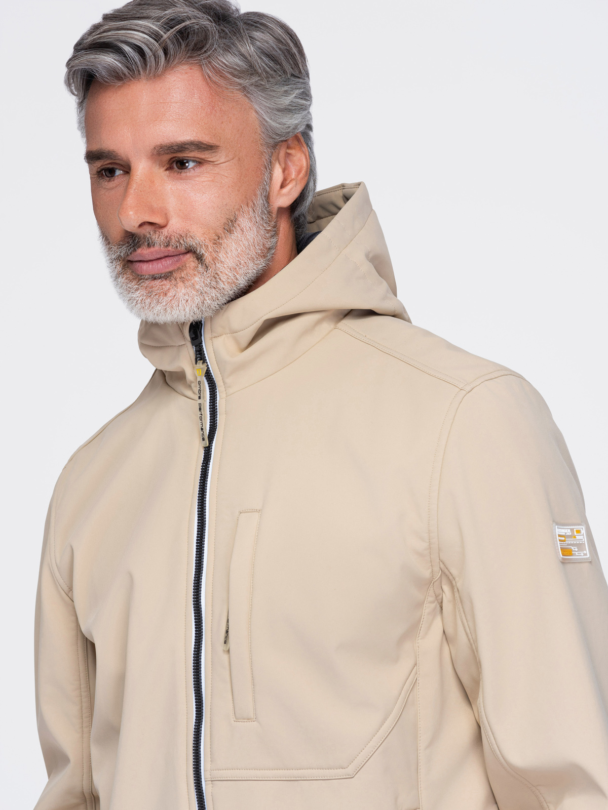 Meeste softshell-jakk Ombre kapuutsiga - Image 18