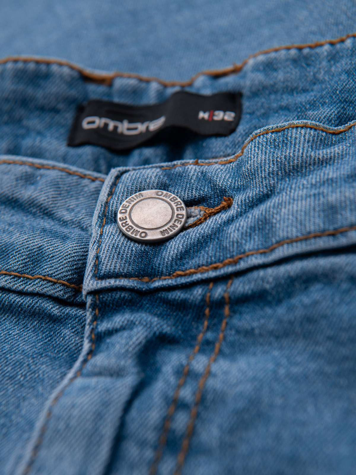 Ombre Clothing meeste teksapüksid kulutatud detailidega - Image 8