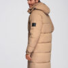 Ombre Clothing pikendatud tegumoega meeste tepitud talvejope kapuutsiga - Thumbnail Image 7