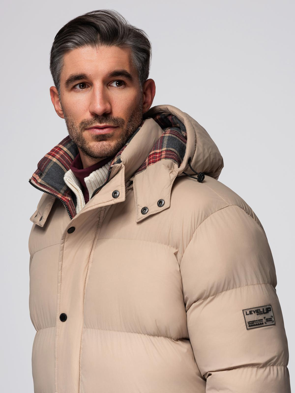 Meeste tepitud kapuutsiga jope Ombre Clothing - Image 11