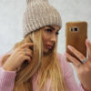 Kootud naiste talvemüts Kesi - Thumbnail Image 4