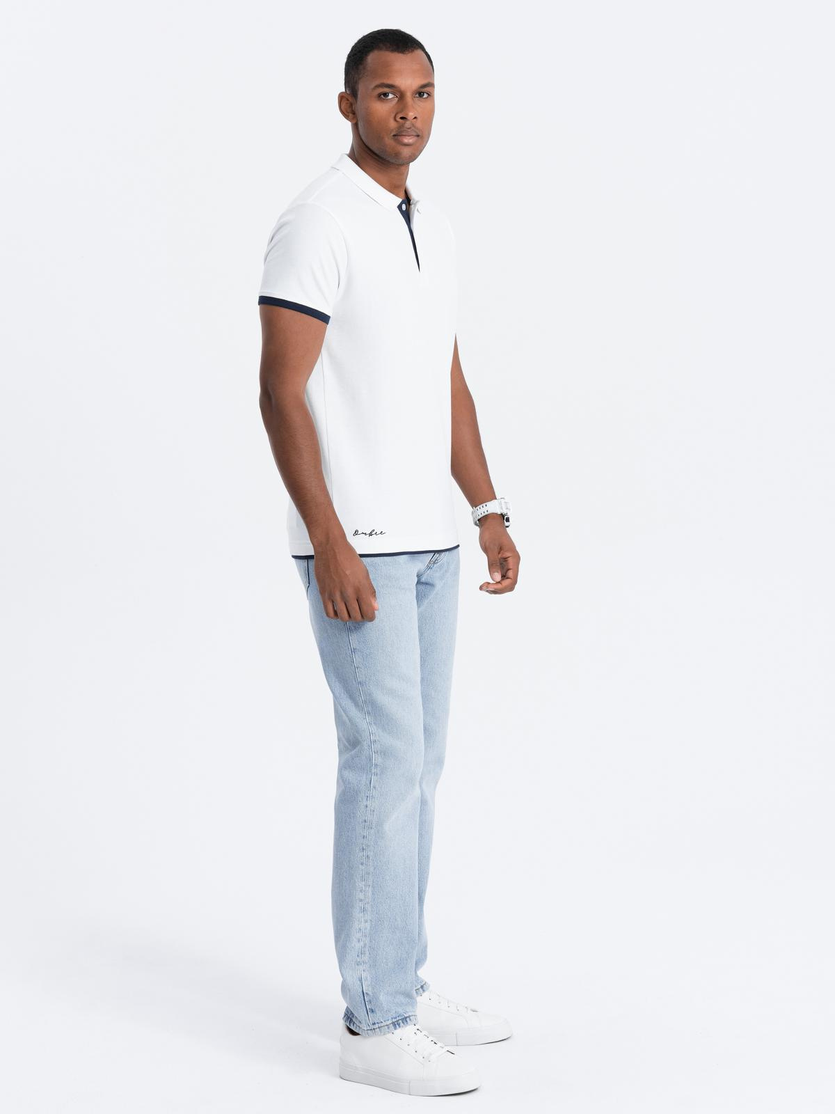 Meeste puuvillane polosärk Ombre Clothing - Image 4