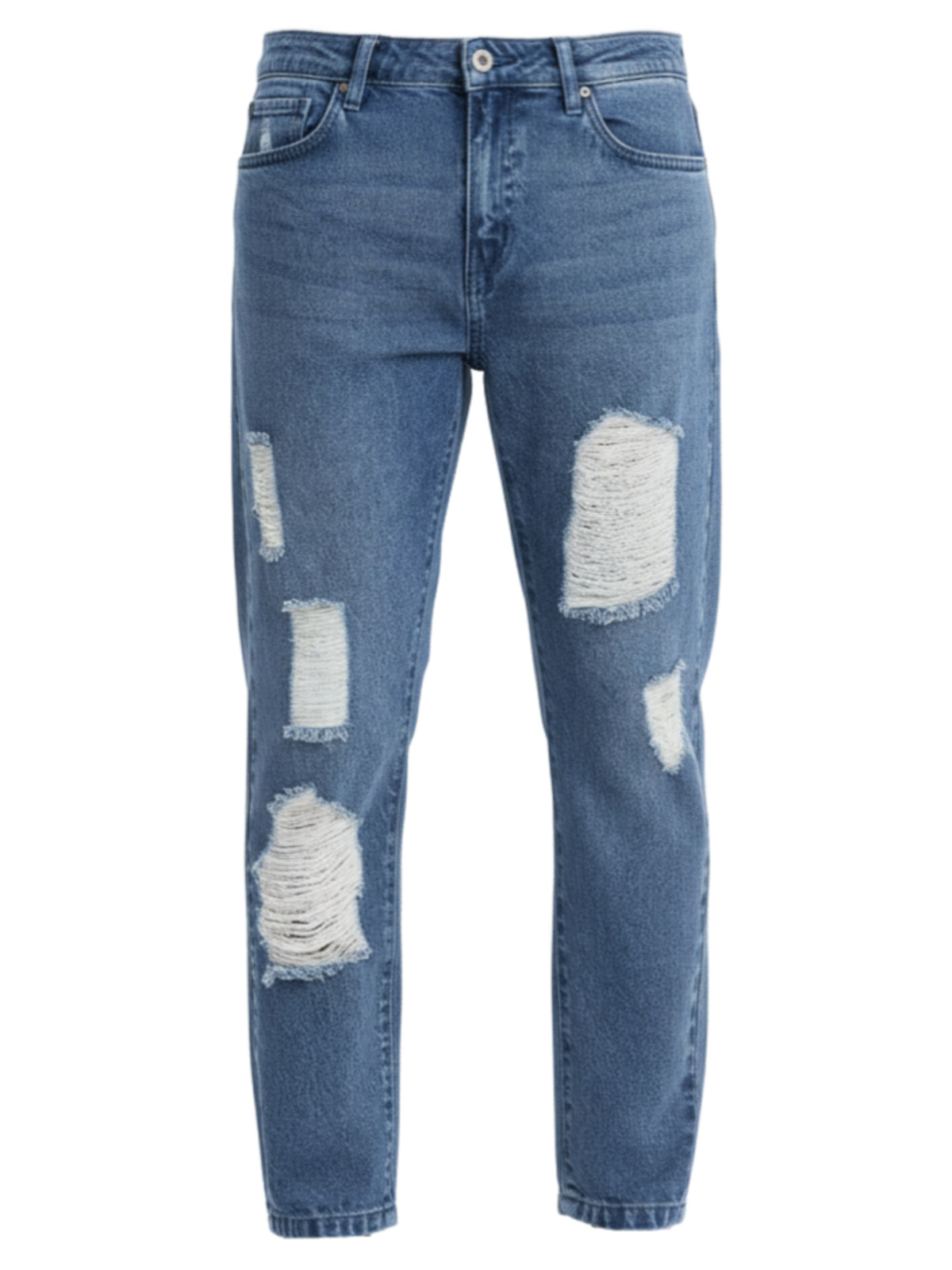 Ombre Clothing meeste teksapüksid kulutatud detailidega - Image 10