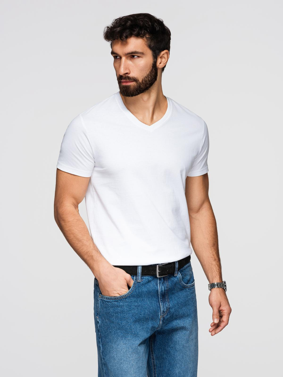 Ombre Clothing meeste V-kaelusega T-särk - Image 25