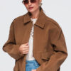 Lühike vaba lõikega naiste jakk Ombre Clothing - Thumbnail Image 1
