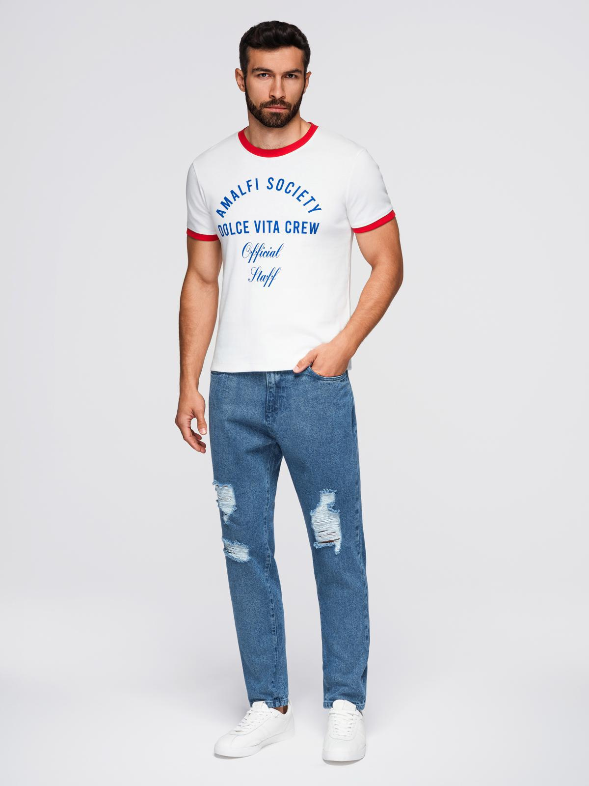 Meeste teksapüksid Ombre Clothing rebitud detailidega - Image 12