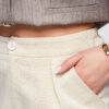 Ombre Clothing kõrge piha ja voltidega naiste lühikesed püksid - Thumbnail Image 9