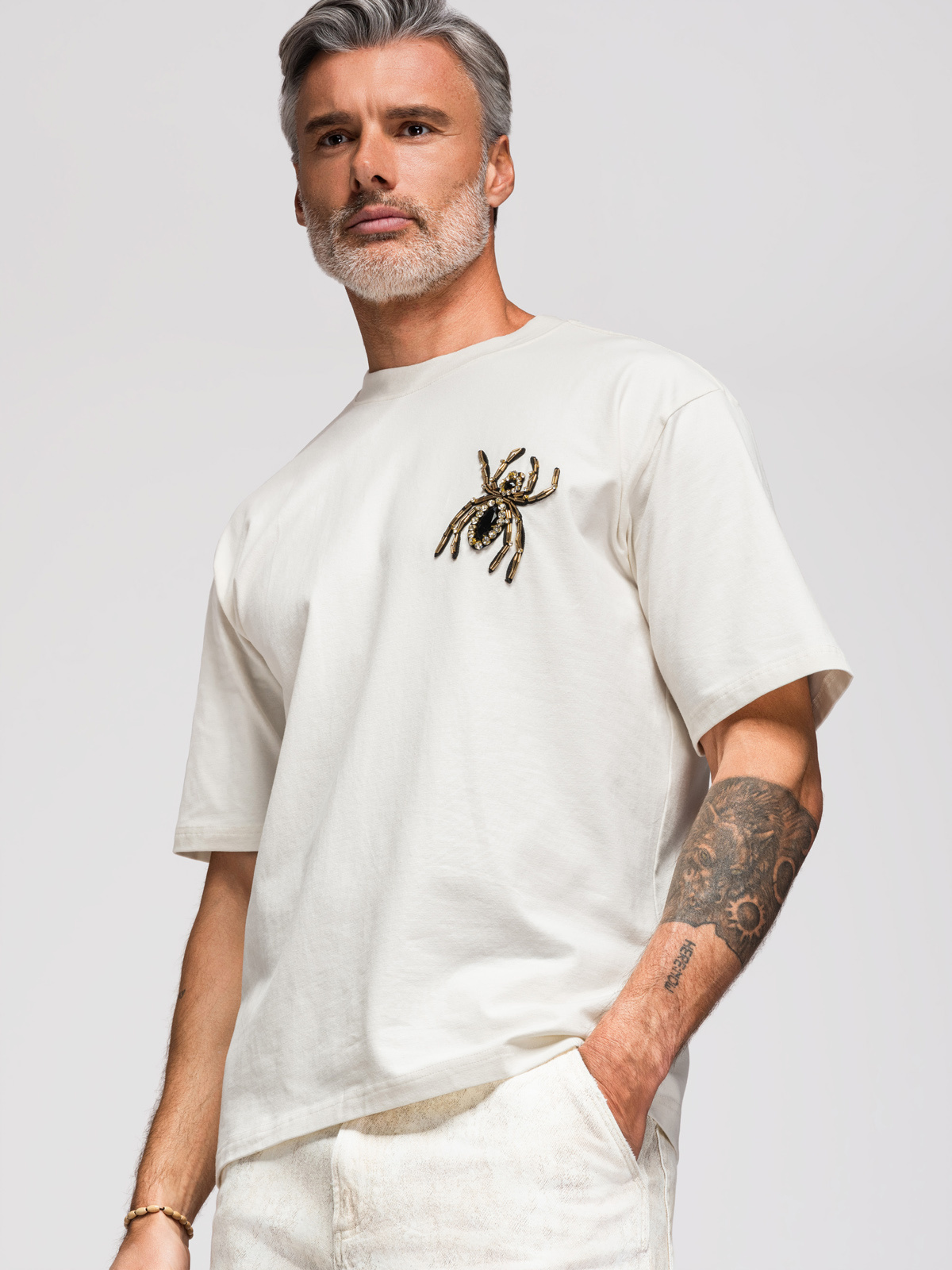 Meeste T-särk Ombre Clothing ämbliku aplikatsiooniga - Image 7