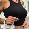 naiste t-särk - must - Thumbnail Image 5