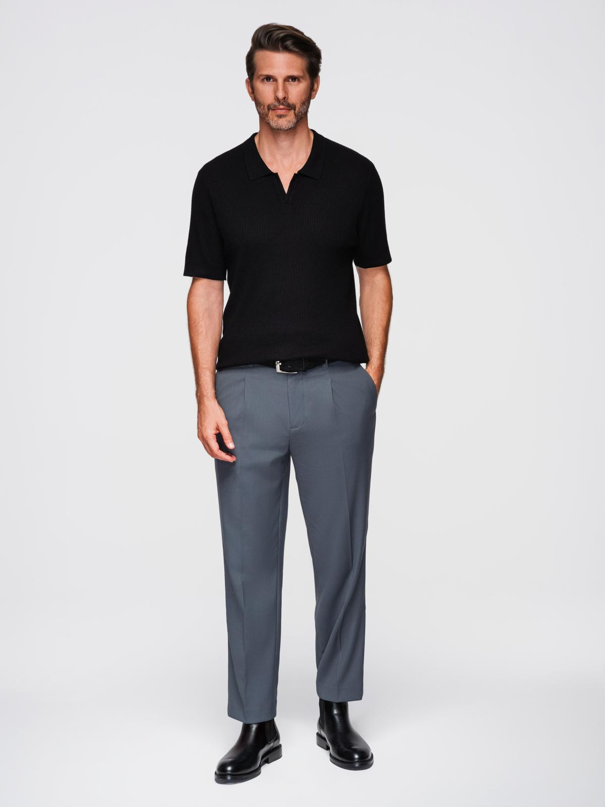 Ombre Clothing meeste kootud polosärk - Image 3