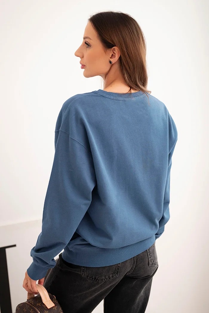 Kesi naiste puuvillane oversized dressipluus - Image 126