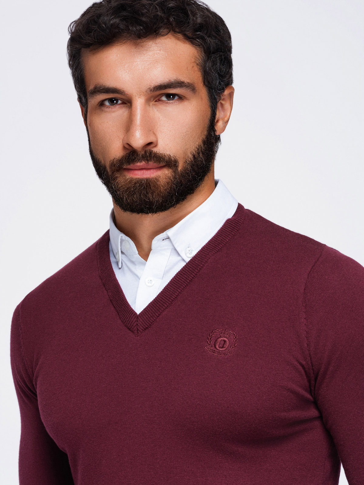 Meeste V-kaelusega kampsun Ombre Clothing - Image 65