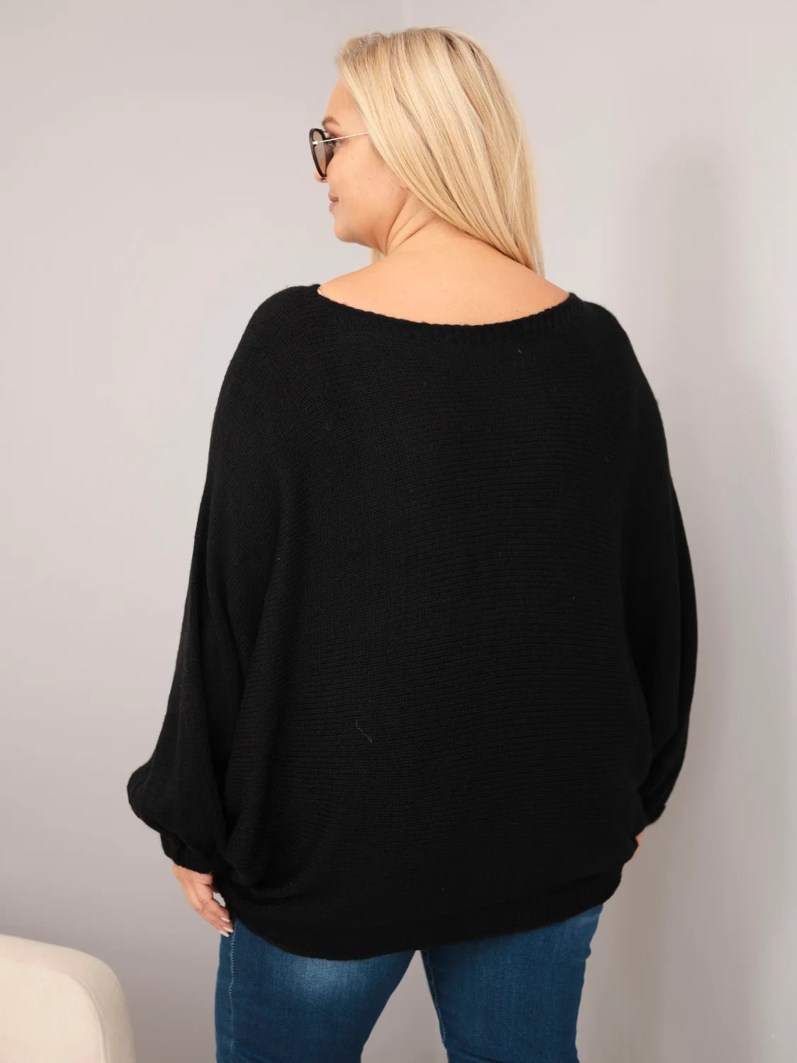 Naiste avara lõikega kampsun villaseguga Kesi Plus Size - Image 51
