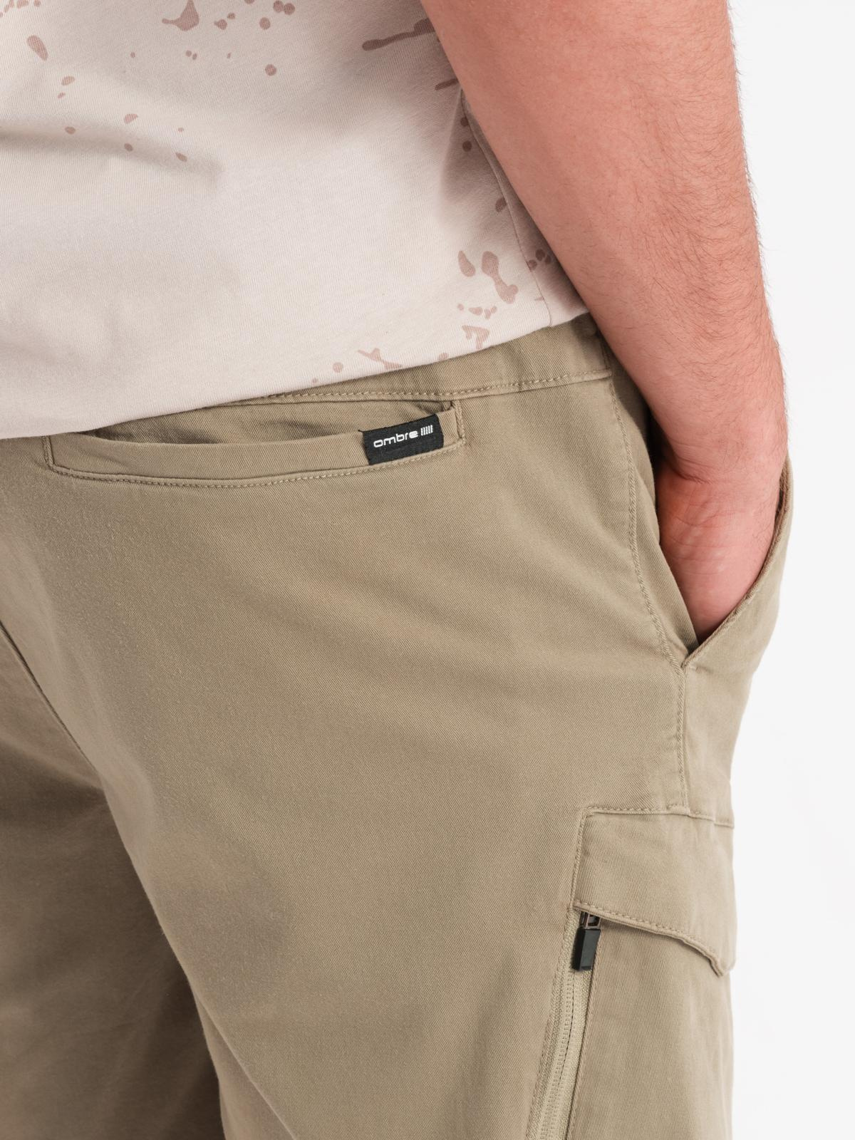Ombre Clothing meeste lühikesed püksid nöörvööga - Image 17