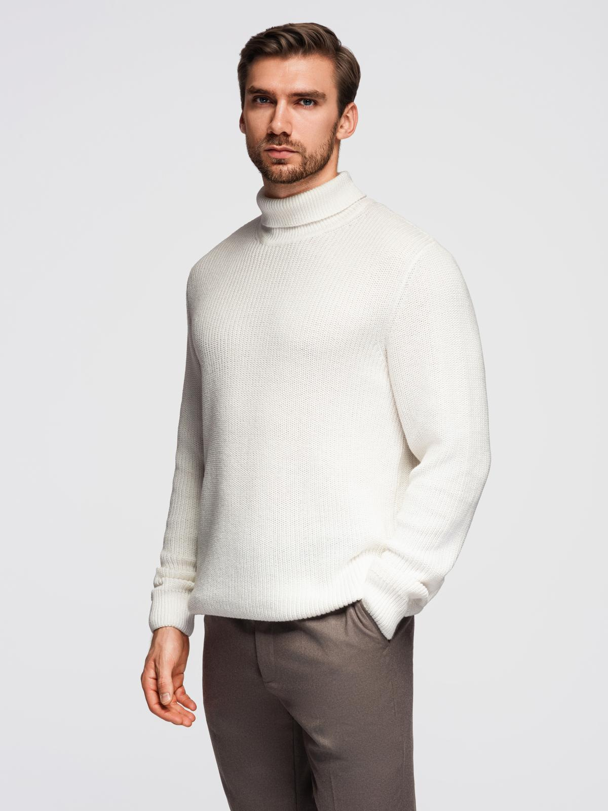 Ombre Clothing meeste kootud rullkaelusega kampsun - Image 4