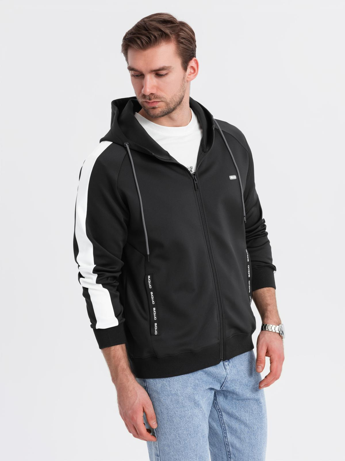 Ombre Clothing meeste lukuga pusa püstkrae ja triipudega - Image 31