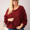 Naiste avara lõikega kampsun villaseguga Kesi Plus Size - Thumbnail Image 36