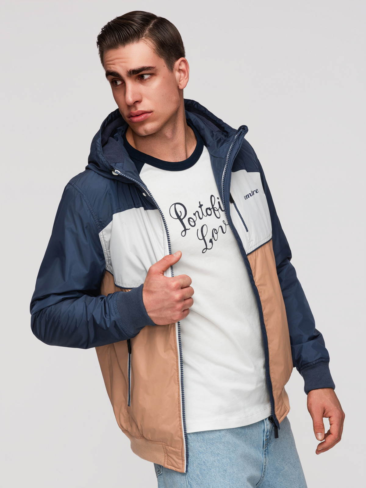 Ombre Clothing meeste kapuutsiga üleminekujope - Image 5