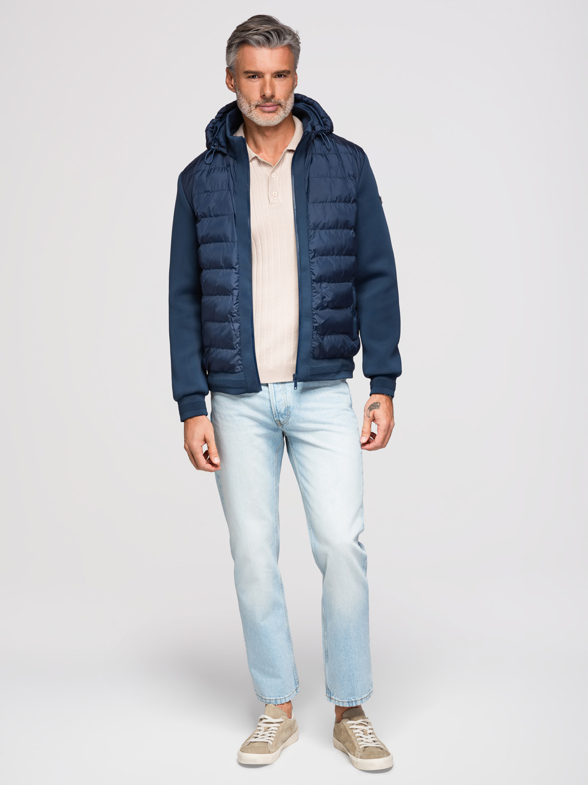 Meeste kapuutsiga hübriidjakk Ombre Clothing - Image 14