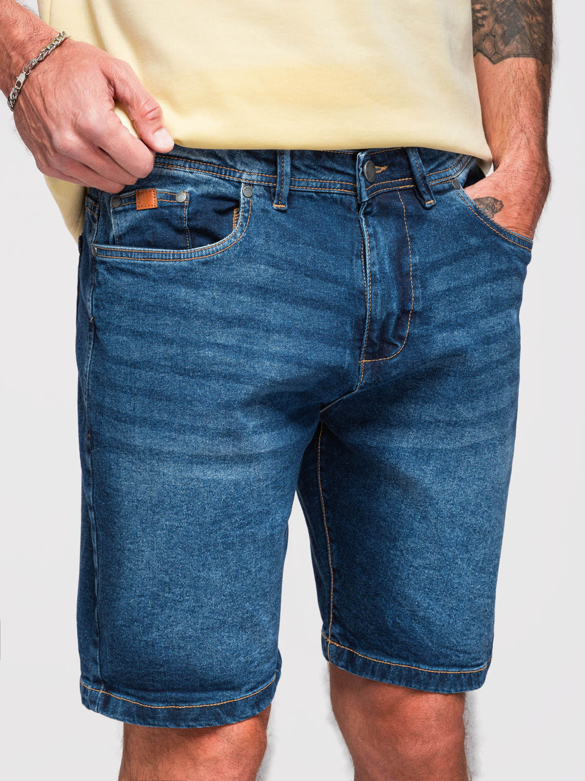Ombre Clothing meeste lühikesed teksapüksid - Image 22