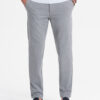elegantsed klassikalise lõikega meeste chino püksid - helehall v1 om-pacp-0191 - Thumbnail Image 4
