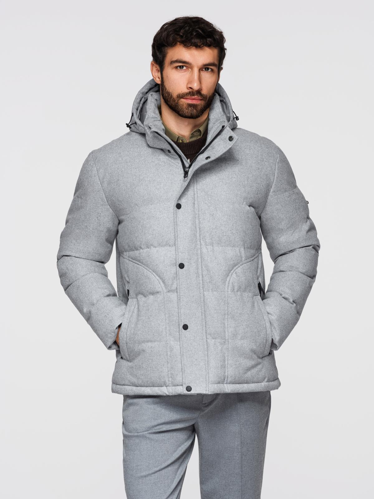 Meeste tepitud kapuutsiga jope Ombre Clothing - Image 1