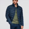 Ombre Clothing meeste tepitud jope püstkrae ja rinnataskutega - Thumbnail Image 12