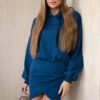 Kapuutsiga dresskleit Kesi - Thumbnail Image 1