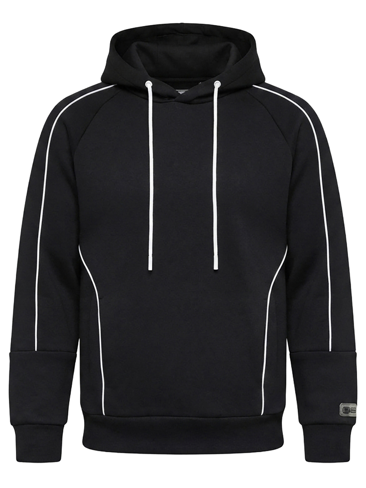 Meeste kapuutsiga dressipluus kontrastsete kantidega Ombre Clothing - Image 1