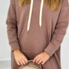 Pikk kapuutsi ja kängurutaskuga dresskleit - Thumbnail Image 17