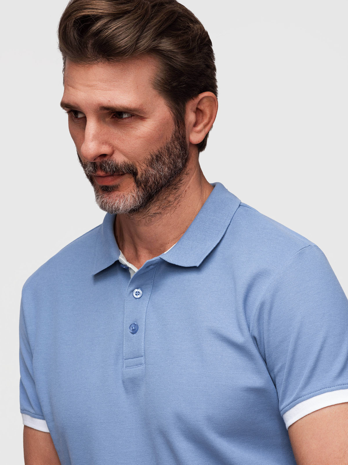Ombre Clothing meeste puuvillane polosärk kontrastsete detailidega - Image 9