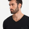Meeste pikkade käistega V-kaelusega särk Ombre Clothing - Thumbnail Image 2