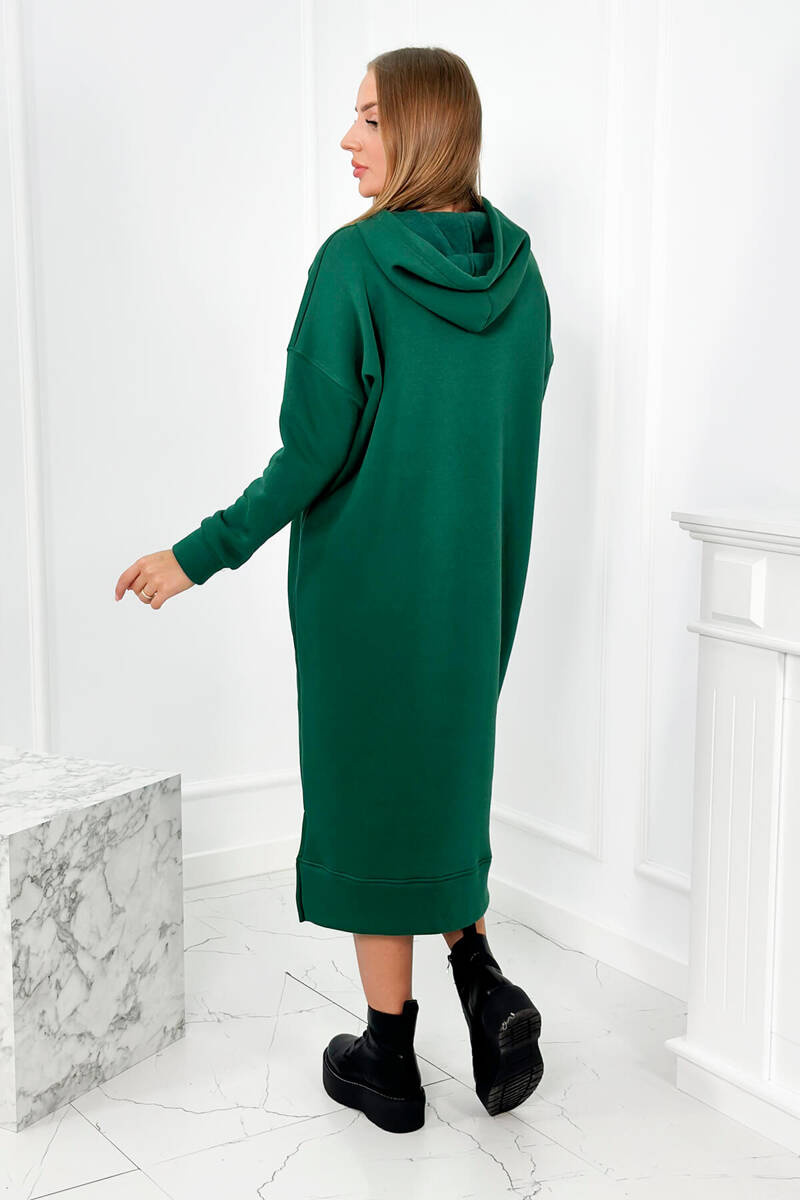 Pikk kapuutsi ja kängurutaskuga dresskleit - Image 44