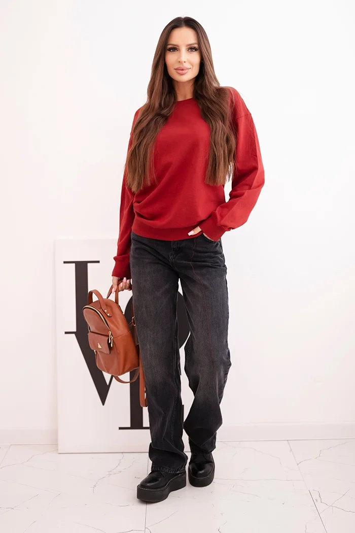 Kesi naiste puuvillane oversized dressipluus - Image 97