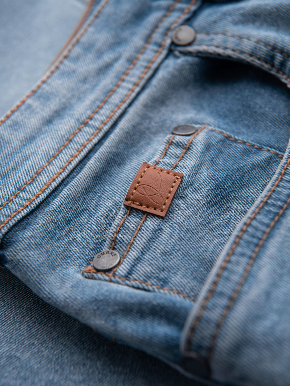 Ombre Clothing meeste lühikesed teksapüksid - Image 19