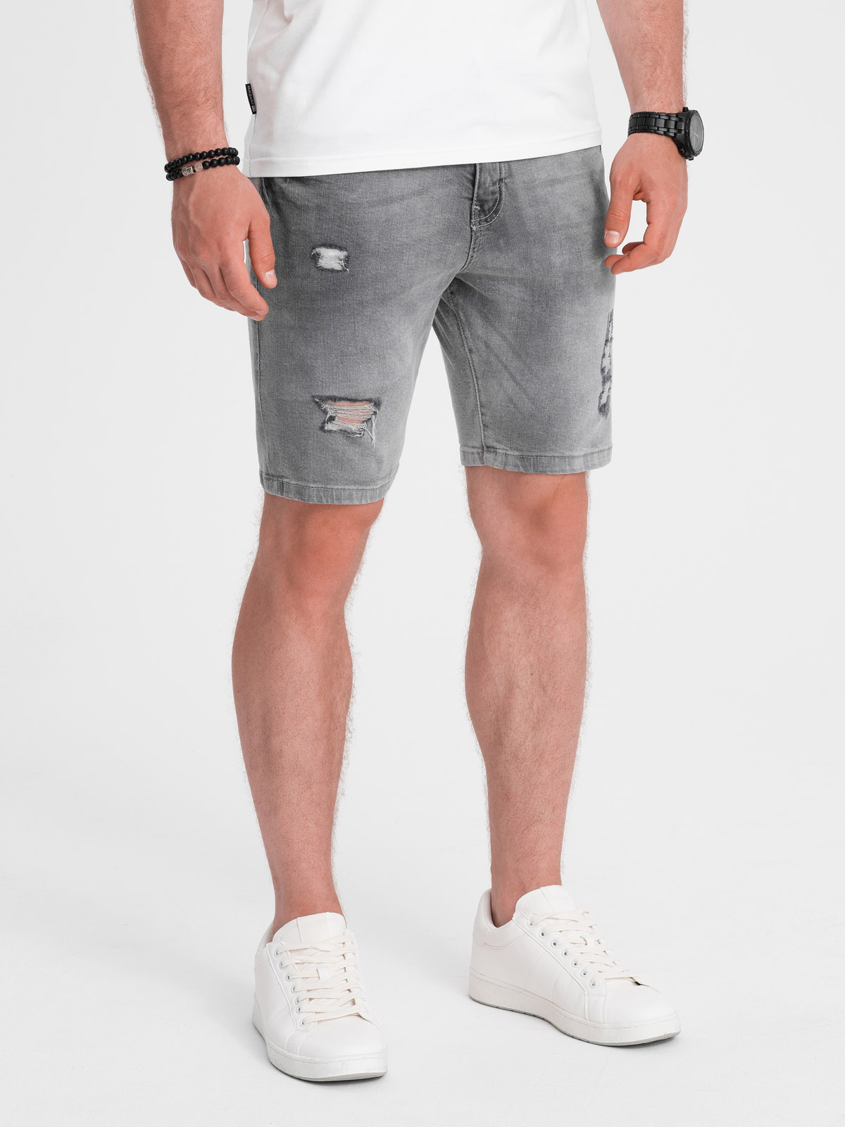 Meeste lühikesed teksapüksid Ombre Clothing - Image 6