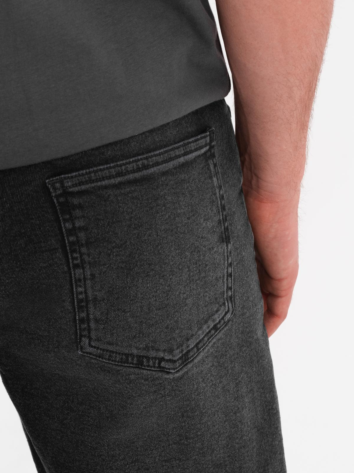 Ombre Clothing meeste teksalühikesed püksid nööriga vöökohaga - Image 35