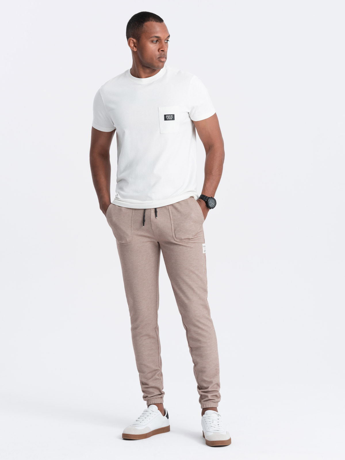 Meeste struktuurse koega dressipüksid Ombre Clothing - Image 10