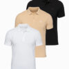 Meeste puuvillased polosärgid Ombre Clothing, 3 tk komplektis - Thumbnail Image 40