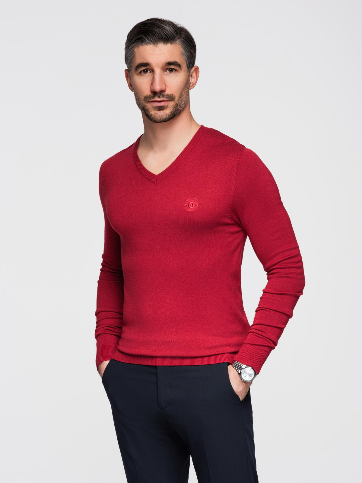 Ombre Clothing meeste V-kaelusega kampsun - Image 51