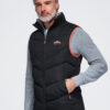 Meeste tepitud vest püstkrae ja tõmblukuga taskutega Ombre Clothing - Thumbnail Image 16