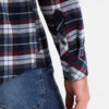 Ombre meeste ruuduline flanellsärk rinnataskutega - Thumbnail Image 13