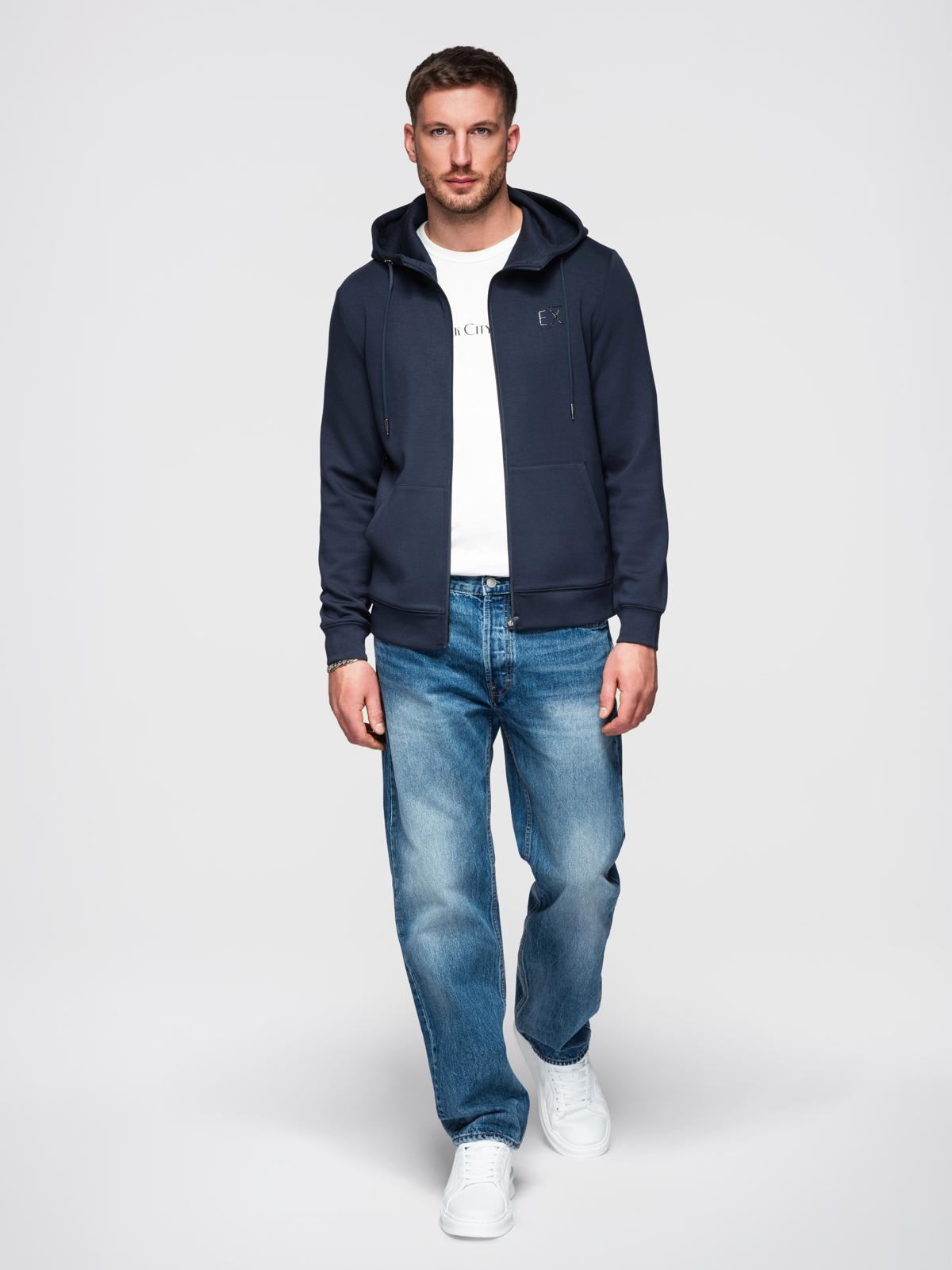 Ombre Clothing meeste lukuga kapuutsiga dressipluus - Image 19