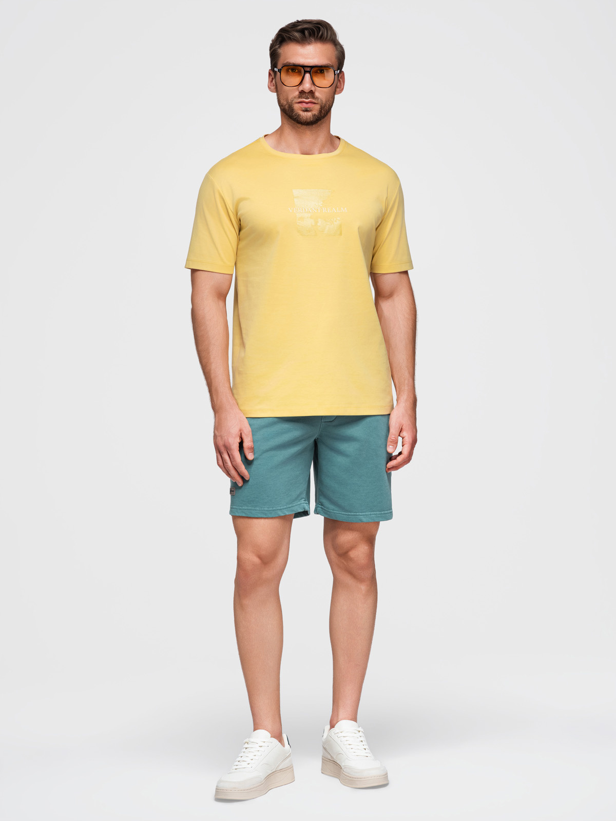 Ombre Clothing meeste puuvillased lühikesed püksid - Image 2