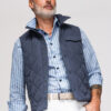 Meeste tepitud vest püstkrae ja tõmblukuga taskutega Ombre Clothing - Thumbnail Image 39