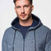Ombre Clothing meeste lukuga kapuutsiga dressipluus - Thumbnail Image 11