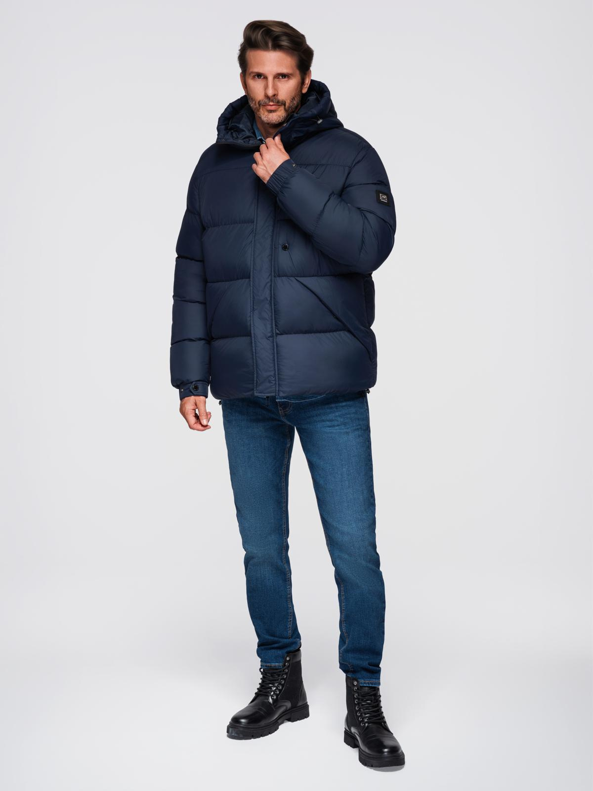 Ombre Clothing meeste tepitud kapuutsiga jope - Image 12