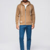 Ombre Clothing meeste lukuga kapuutsiga dressipluus - Thumbnail Image 11