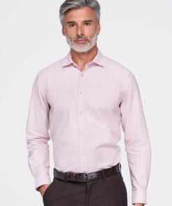 Meeste puuvillane oxford-särk Ombre Clothing